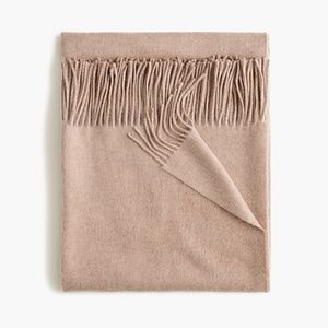 J.Crew Home Solid Cashmere Throw